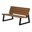 Woood Banco Outdoor Bank Hout Naturel / Metaal [fsc]