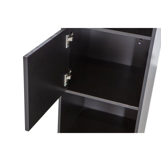 Woood Finca Open Vakkenkast 40 Cm Zwart [fsc]