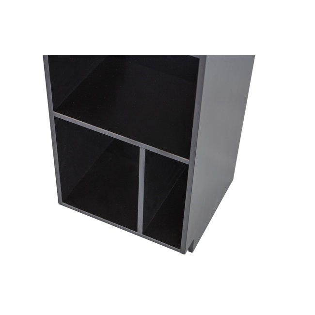 Woood Finca Open Vakkenkast 40 Cm Zwart [fsc]