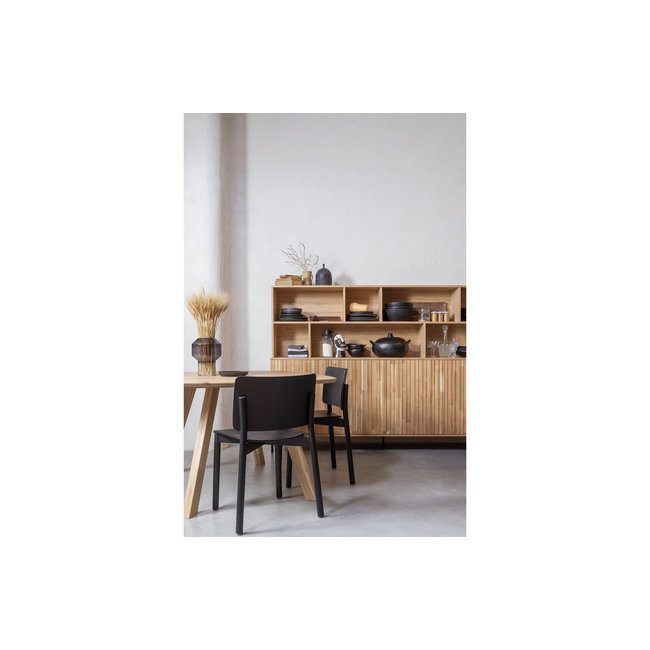 Woood New Gravure Wandkast Eiken Blanke Lak [fsc]