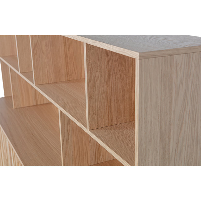 Woood New Gravure Wandkast Eiken Blanke Lak [fsc]