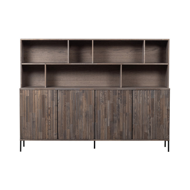 Woood New Gravure Wandkast Essen Espresso [fsc]