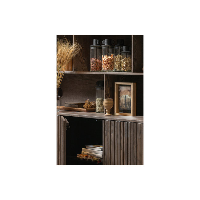 Woood New Gravure Wandkast Essen Espresso [fsc]