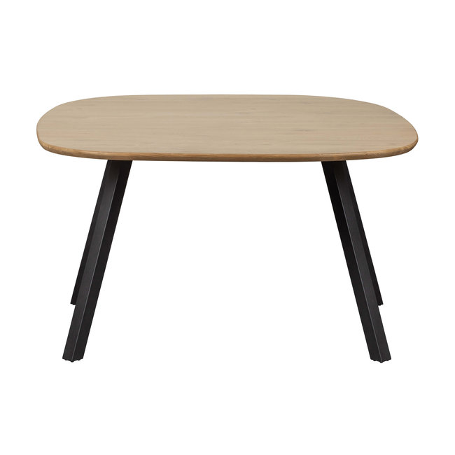 Woood Combi-tablo: Organisch Eiken 130x130 & 2-standen Poot Vierk