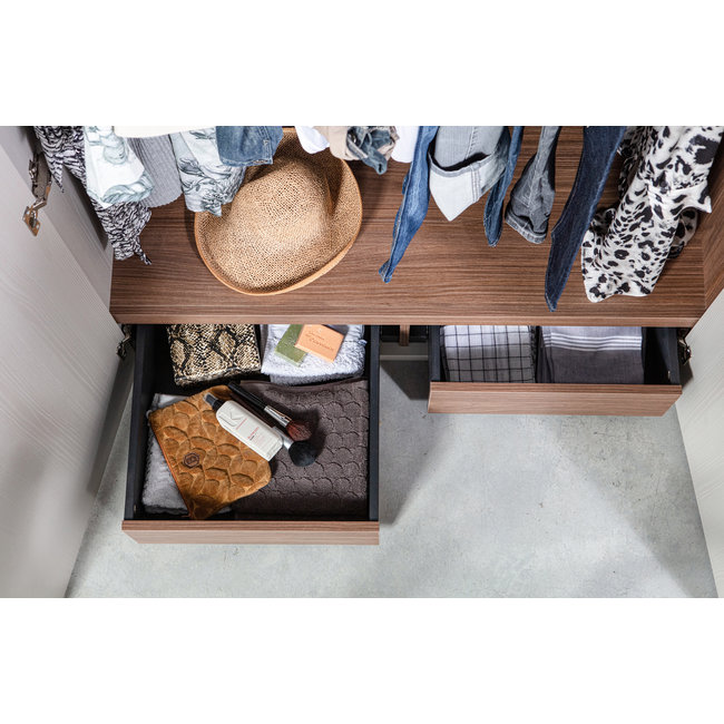 Woood Rens - 3 Drs Hang/legkast Greep Lang Noten/kiezelgrijs [fsc]