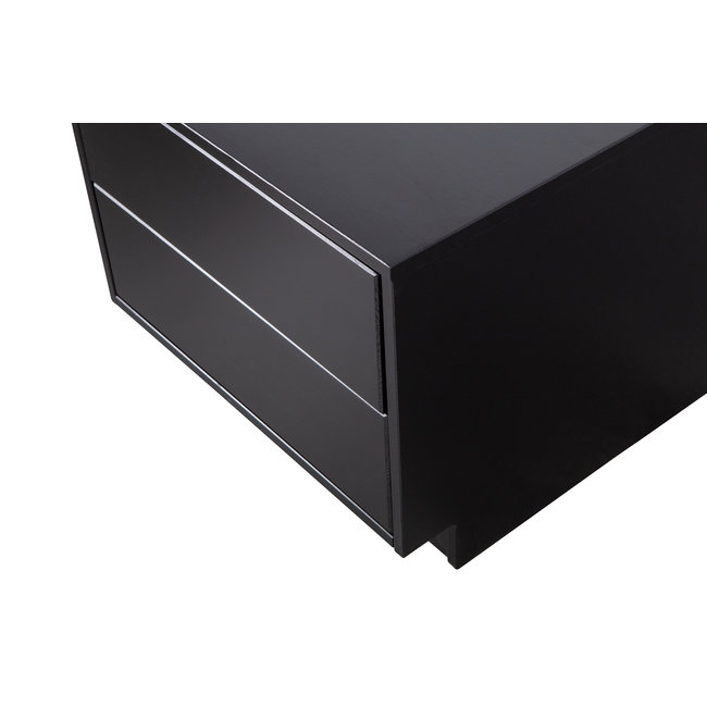 Woood Finca Tv Meubel 50cm Grenen Zwart [fsc]