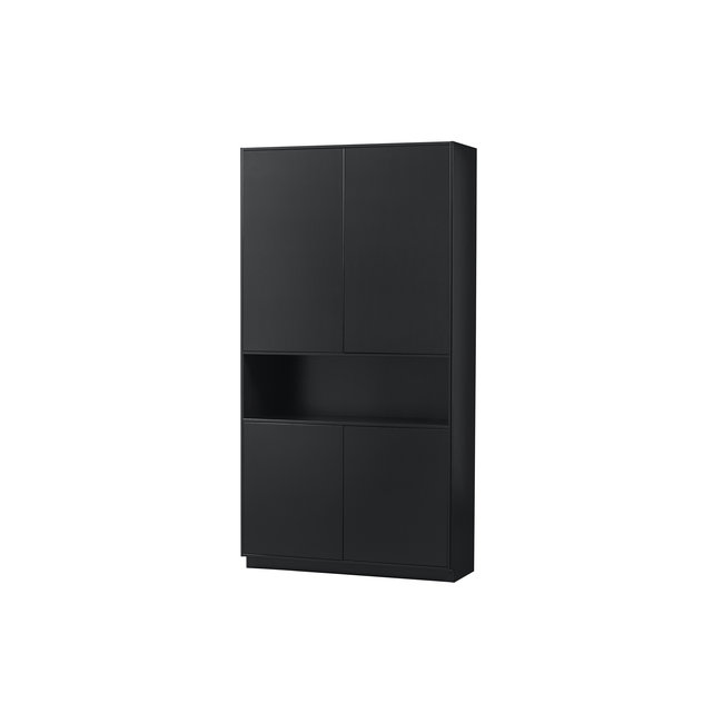 Woood Finca Opbergkast 110cm Zwart [fsc]