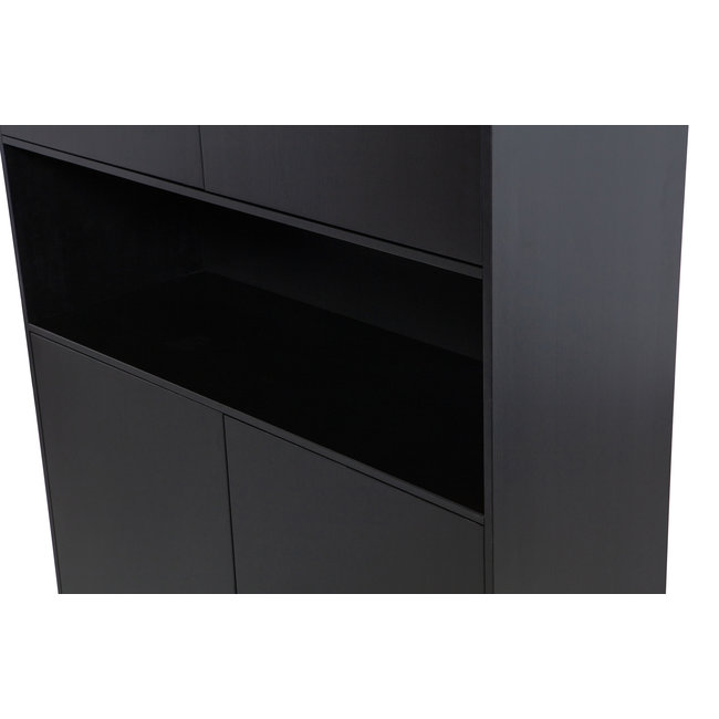 Woood Finca Opbergkast 110cm Zwart [fsc]