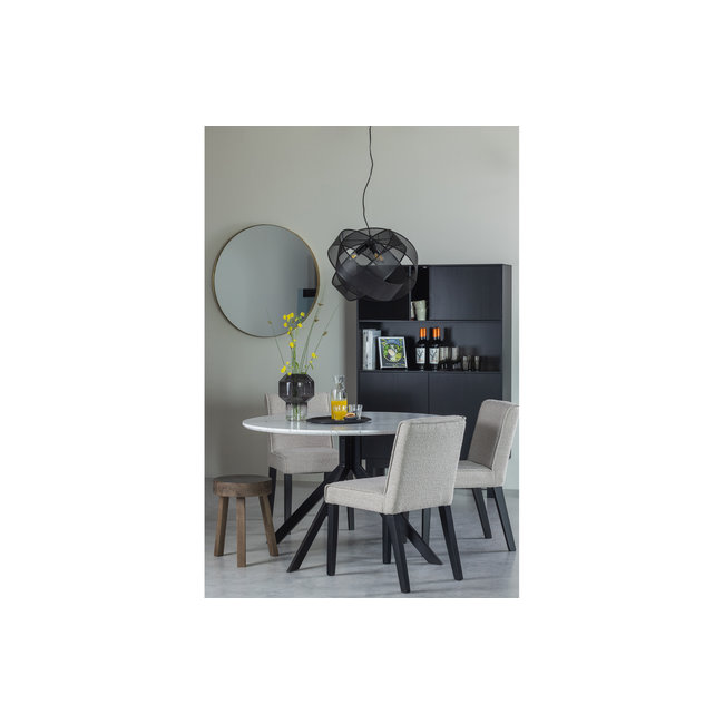 Woood Finca Buffet-/ Drankkast Grenen Diep Zwart [fsc]