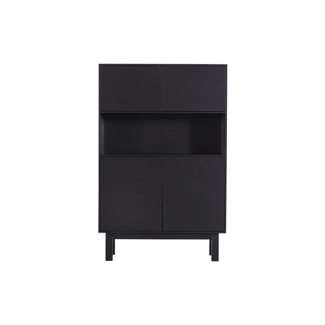 Woood Finca Buffet-/ Drankkast Grenen Diep Zwart [fsc]