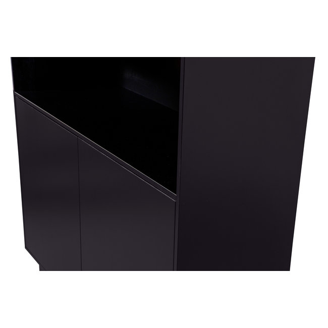 Woood Finca Buffet-/ Drankkast Grenen Diep Zwart [fsc]