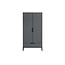 Woood Adam 2-deurs Kast Grenen Steel Grey [fsc]