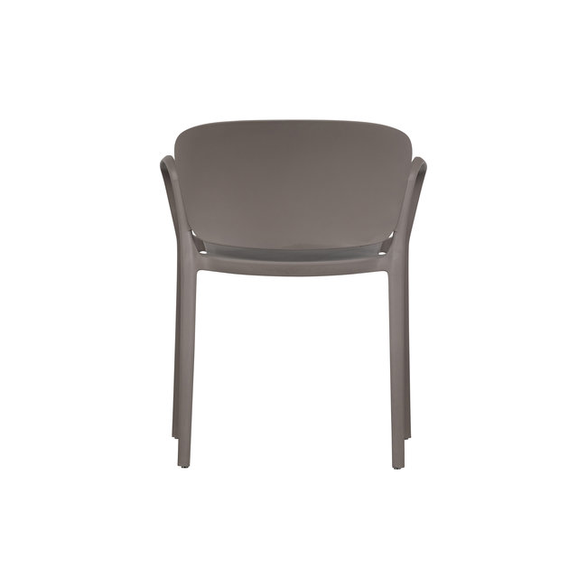 Woood Bent Eetkamerstoel Kunststof Taupe