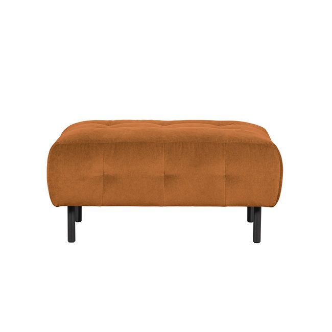 Woood Lloyd Hocker Gewassen Fluweel Cinnamon