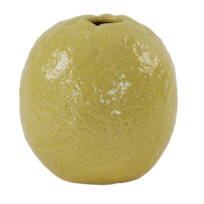 Light en Living Vaas Ø21,5x22 cm LEMON keramiek geel