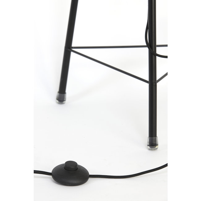 Light en Living Vloerlamp Ø42x132 cm PLUMERIA zwart