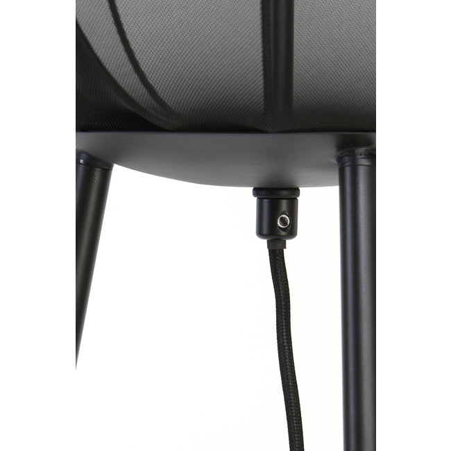 Light en Living Vloerlamp Ø42x132 cm PLUMERIA zwart