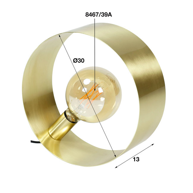 WoonStijl Tafellamp 1L vegas