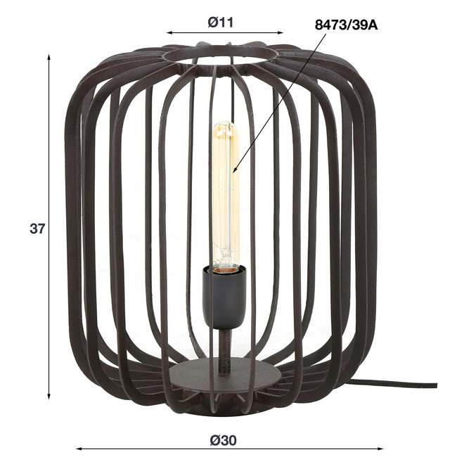 WoonStijl Tafellamp 1L capitol