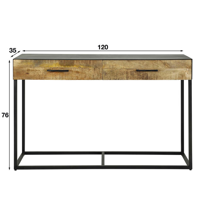 WoonStijl TV-meubel Mango 150cm metal wood
