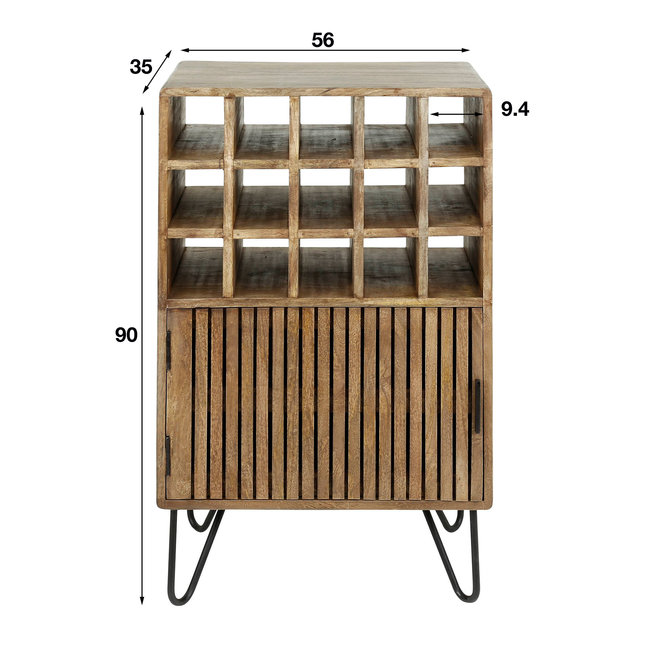 WoonStijl Wijnkast tweak