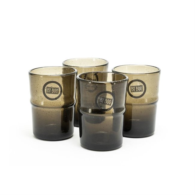 By Boo Drink glas Bubble klein - bruin