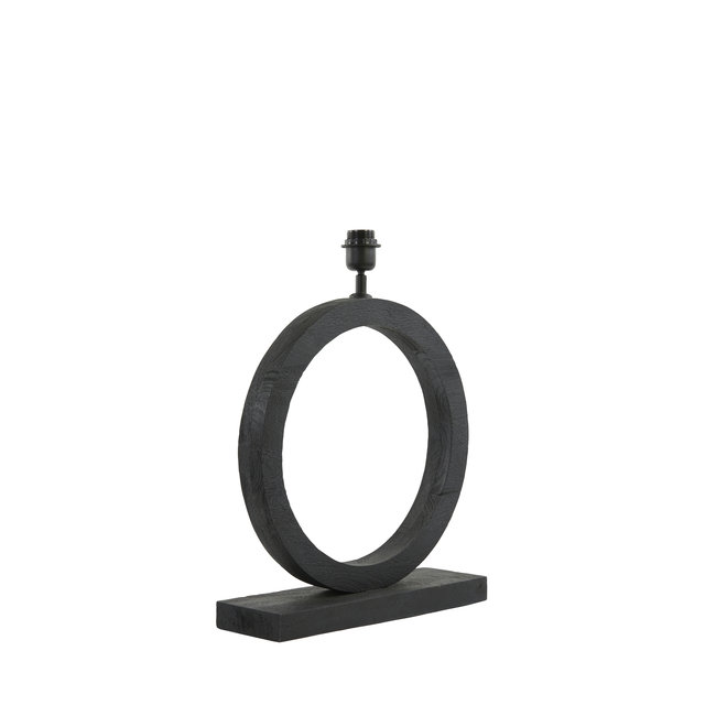 Light en Living Lampvoet 41x13x55 cm TINAR hout mat  zwart