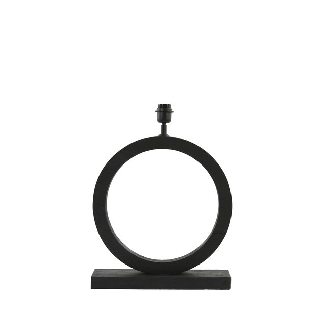 Light en Living Lampvoet 41x13x55 cm TINAR hout mat  zwart