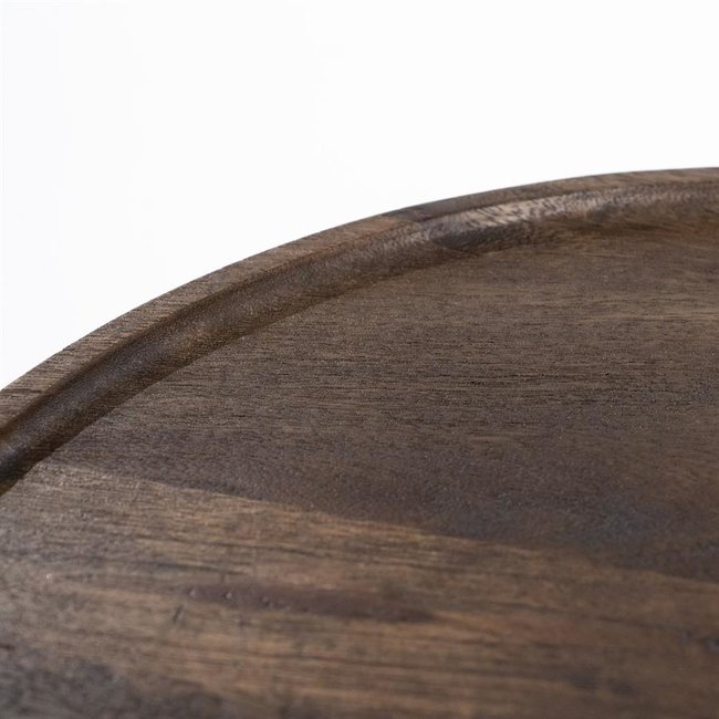 Eleonora Bijzettafel Ron 46x49 - bruin