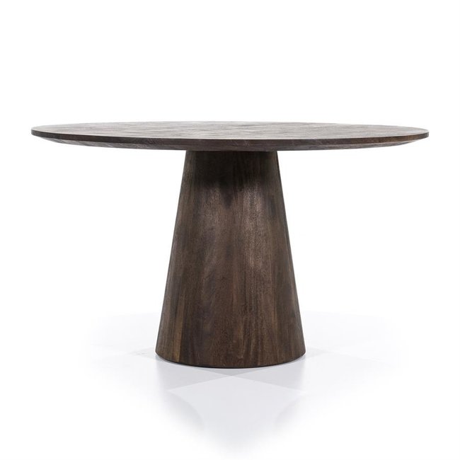 Eleonora Eettafel Aron rond  130 - bruin
