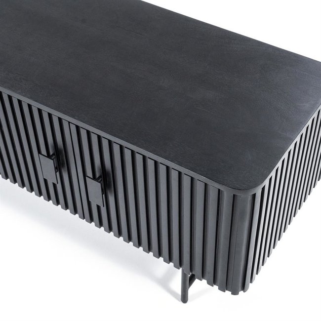 Eleonora TV meubel Remi 4-drs. - zwart