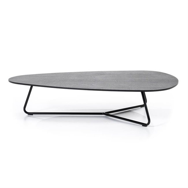 Eleonora Salontafel Moos 124.5x95 - zwart