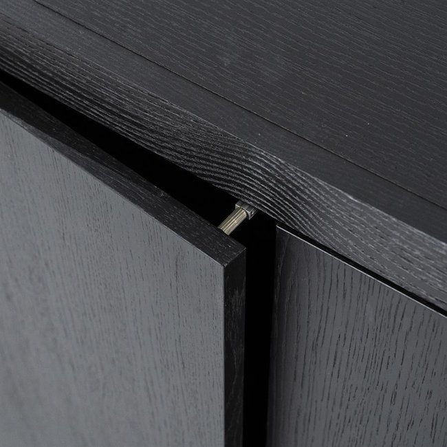 Eleonora Dressoir Helsinki 200cm 2-drs. 2 laden - zwart