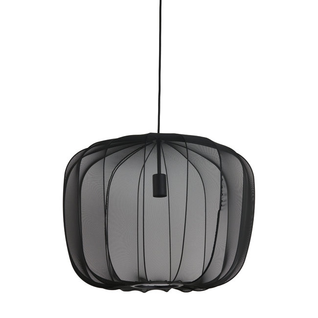 Light en Living Hanglamp Ø60x45 cm PLUMERIA zwart