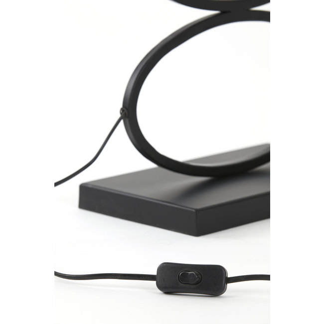 Light en Living Lampvoet STELIUS mat  zwart - 2 afmetingen