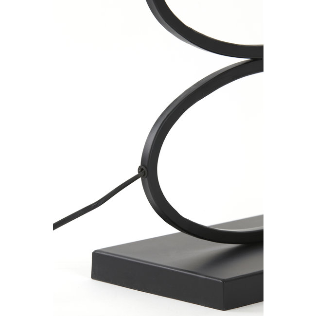 Light en Living Lampvoet STELIUS mat  zwart - 33x17x42 cm