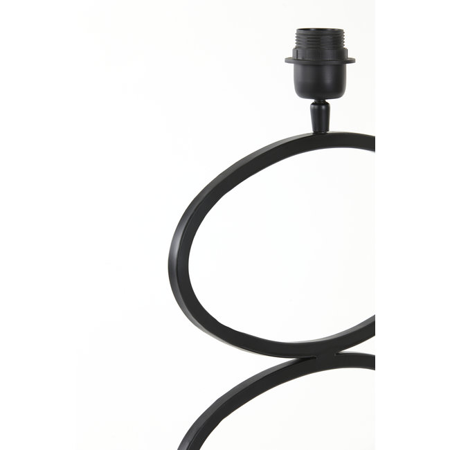 Light en Living Lampvoet STELIUS mat  zwart - 2 afmetingen