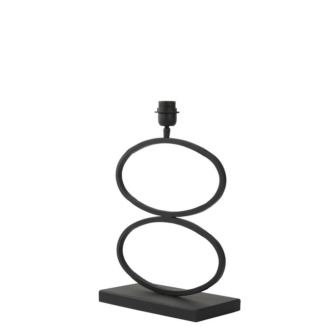 Light en Living Lampvoet STELIUS mat  zwart - 33x17x42 cm