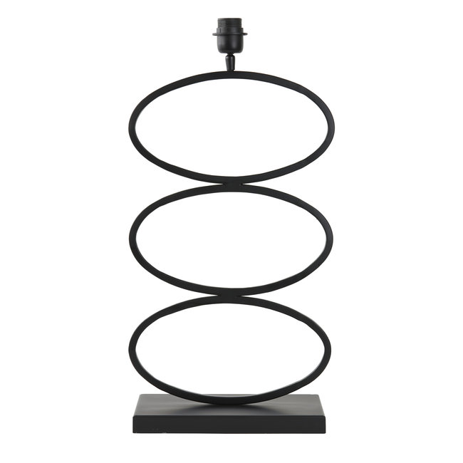 Light en Living Lampvoet STELIUS mat  zwart - 2 afmetingen