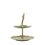 Light en Living Etagere 2 laags FOGLIA goud - 2 laags