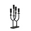 Light en Living Kandelaar 4L 23x6x39 cm NIMARI mat  zwart