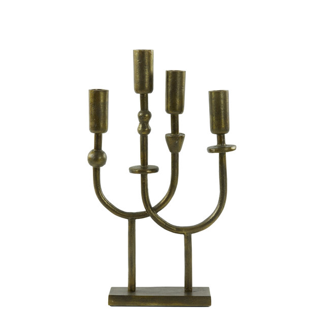 Light en Living Kandelaar 4L 23x6x39 cm NIMARI antiek  brons