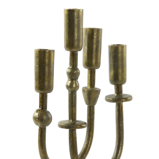 Light en Living Kandelaar 4L 23x6x39 cm NIMARI antiek  brons