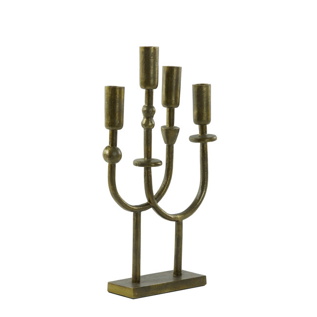 Light en Living Kandelaar 4L 23x6x39 cm NIMARI antiek  brons