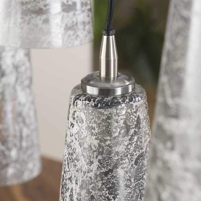 WoonStijl Hanglamp 7L kegel stone