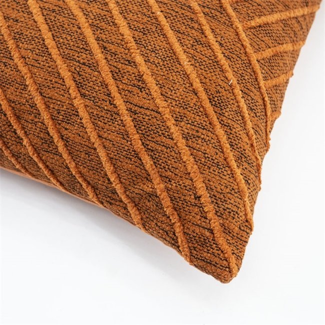 By Boo Kussen Obli - Groen, oranje en naturel