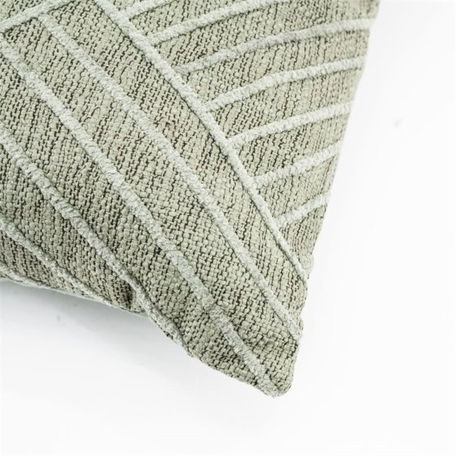 By Boo Kussen Obli - Groen, oranje en naturel