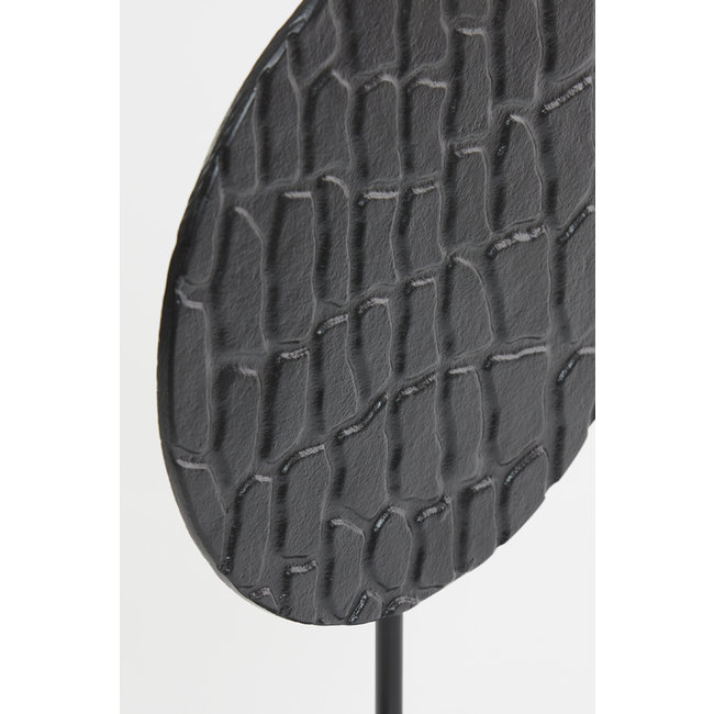 Light en Living Ornament op voet PERSEGA zwart 26 x 7,5 x 37 cm