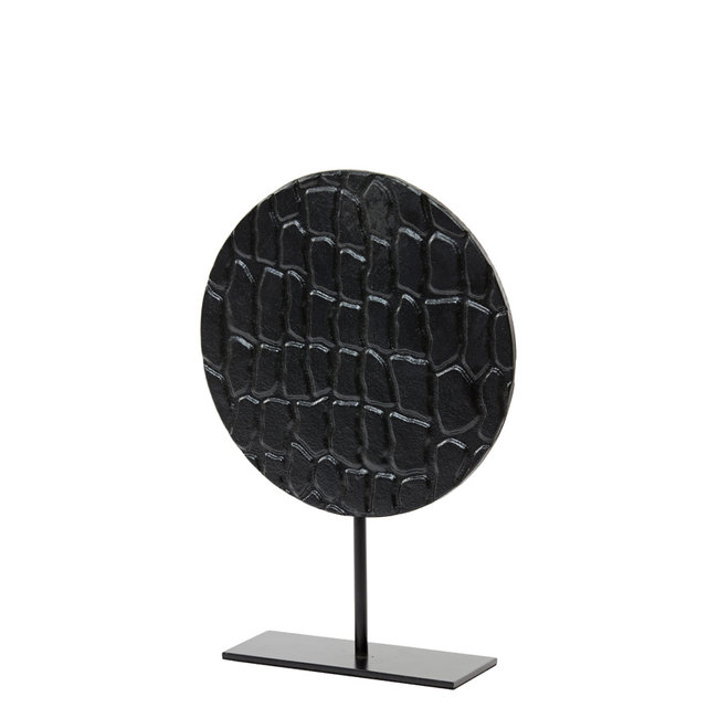 Light en Living Ornament op voet PERSEGA zwart 26 x 7,5 x 37 cm