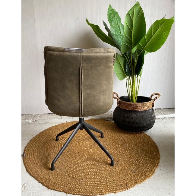 Eettafelstoel 295  groen showroommodel